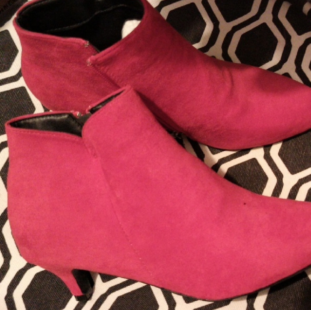 Women's Red Ankle Boots